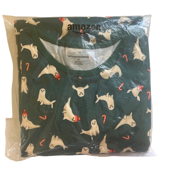 Amazon Essentials Intimates & Sleepwear Nwt Amazon Essentials Womens Green Christmas Seal 2